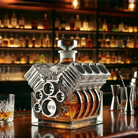 'Motor' Whisky Bottle – The Elegance of Speed