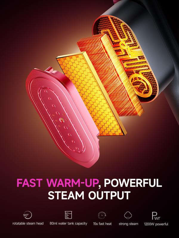 FlashSteam Pro™ | 2-in-1 Portable Garment Steamer