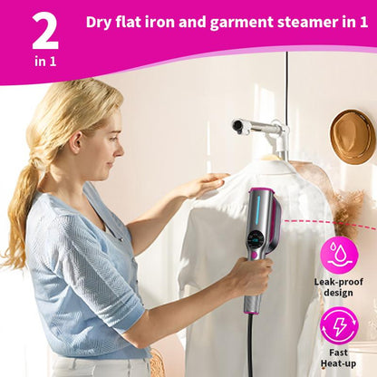 FlashSteam Pro™ | 2-in-1 Portable Garment Steamer