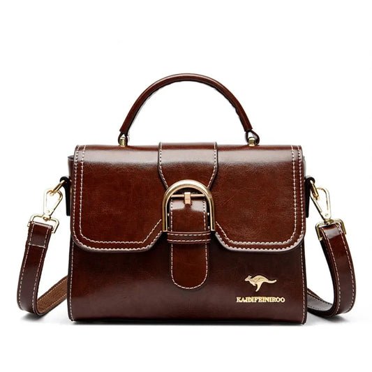 Handbag in Genuine Leather - Nyra
