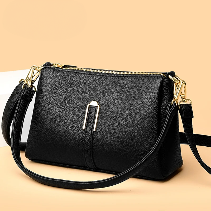 Small Genuine Leather Handbag Ayla